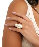Ettika Sea-born Mother of Pearl Statement Ring
