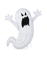 Glitzhome 35.5" Lighted Halloween Ghosts Outdoor Decor with Warm White Led Lights