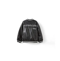 Cotton On Boys Little/Big License Faux Leather Bomber Jacket