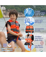 Quiksiver Uscga Life Vest for Children, Quick-Release Buckles & Leg Strap