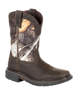 Rocky Boys Kids' Ride Flx Waterproof Western Boot