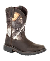 Rocky Boys Kids' Ride Flx Waterproof Western Boot