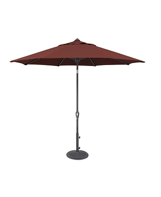 Mondawe 9FT Octagon Patio Umbrella with Auto Tilt,Anthracite Frame