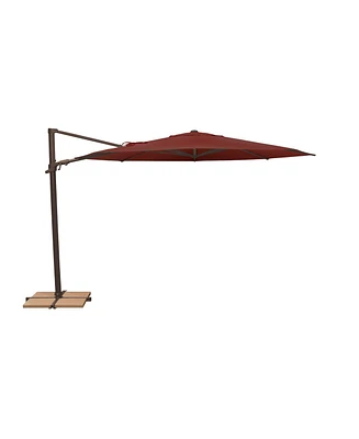 Mondawe 11FT Octagon Cantilever Umbrella with foot pedal