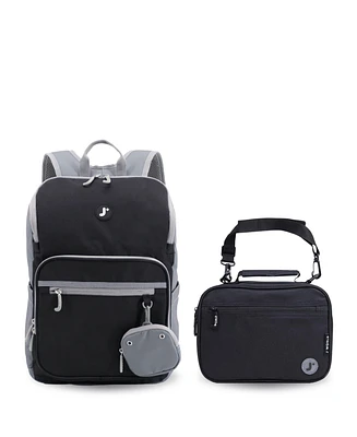 J World Boys And Girls Junior Backpack With Lunch Box For School