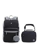 J World Boys And Girls Junior Backpack With Lunch Box For School