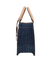 True Religion Bombe Logo Denim Tote