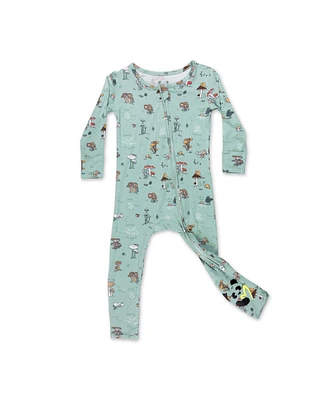 Bellabu Bear Unisex Baby Mushroom Cycle Convertible Footie