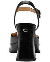Coach Women's Sculpted-Heel Platform Pumps
