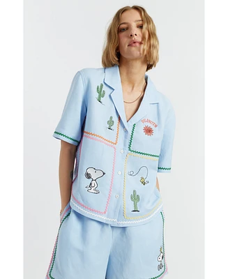 Chinti & Parker Women's Peanuts Vacation Shirt
