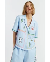 Chinti & Parker Women's Peanuts Vacation Shirt