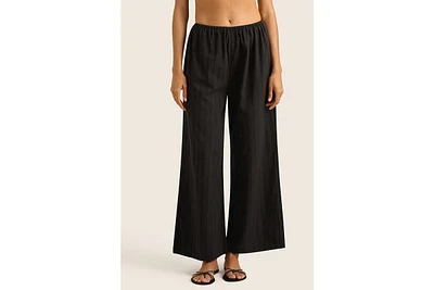 Hope And May Women's Nia Cotton Linen Wide Leg Pant