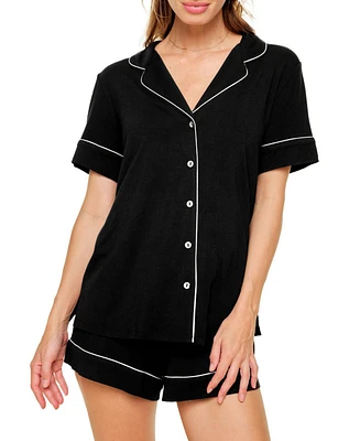 Adore Me Women's Jane Pajama Shirt & Shorts Set