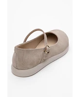 Anisa Leather Strap Flat (Women)