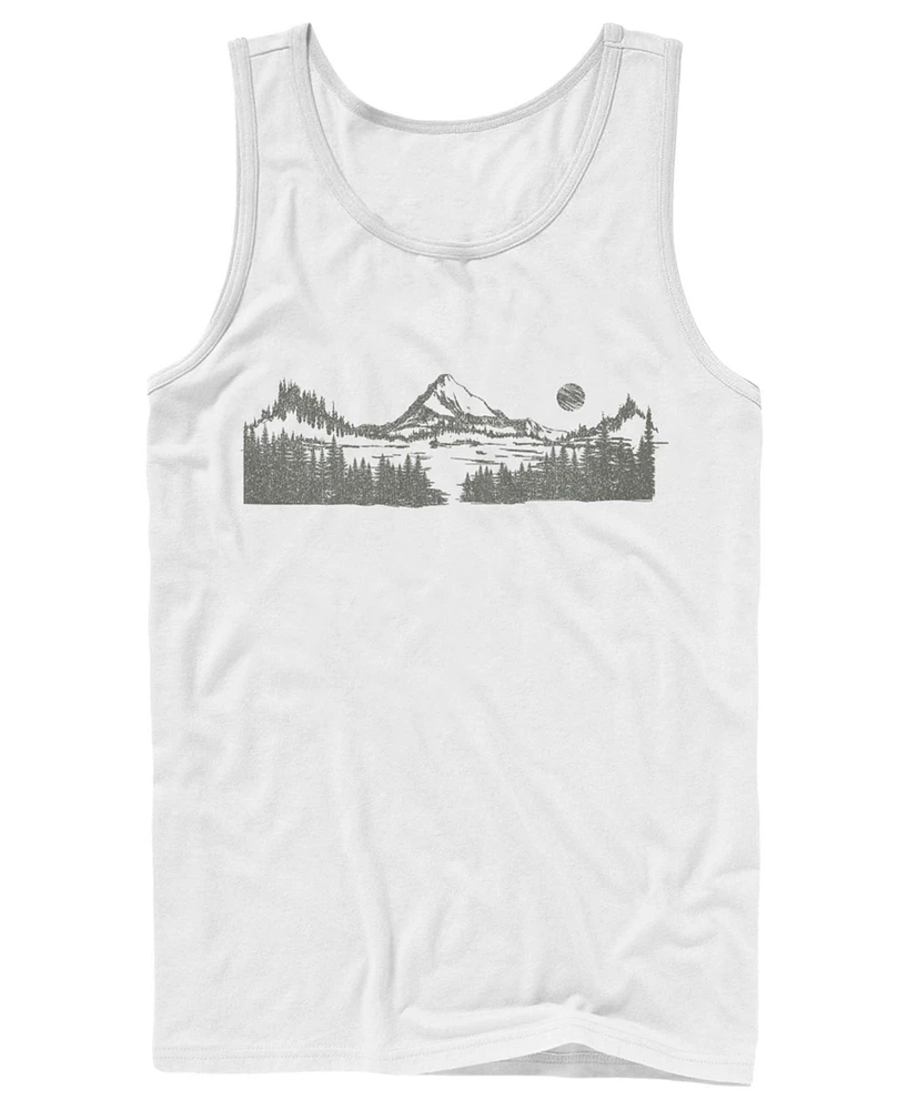 Fifth Sun Men's Mount Scene Panel Tank Top