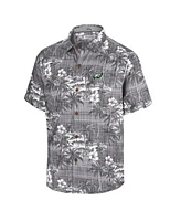 Tommy Bahama Men's Black Philadelphia Eagles Coconut Point Isla Palmetta Camp Button-Up Shirt