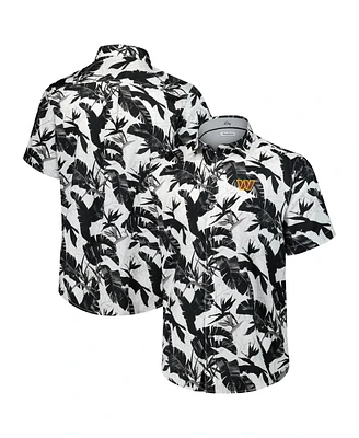 Tommy Bahama Men's Black Washington Commanders Sunnyvale Blooms Camp Button-Up Shirt