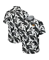 Tommy Bahama Men's Black Washington Commanders Sunnyvale Blooms Camp Button-Up Shirt