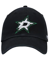 '47 Brand Men's Black Dallas Stars Logo Clean Up Adjustable Hat