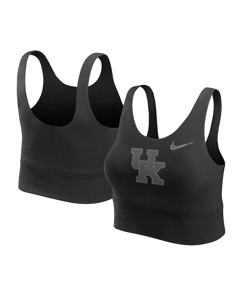 Nike Women's Black Kentucky Wildcats Performance Longline Sports Bra