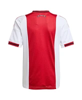 Adidas Big Boys and Girls White Ajax 2025/26 Home Replica Jersey