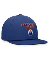 Fanatics Men's Blue Edmonton Oilers Authentic Pro Prime Snapback Hat