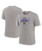 Jordan Men's Heather Gray Florida Gators Campus Local Tri-Blend T-Shirt