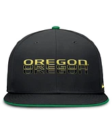 Nike Men's Black Oregon Ducks True Primetime Performance Fitted Hat