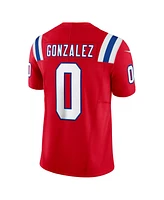 Nike Men's Christian Gonzalez Red New England Patriots Alternate Vapor F.u.s.e. Limited Jersey
