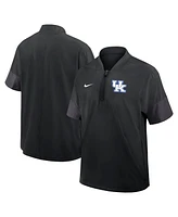 Nike Men's Black Kentucky Wildcats 2025 Sideline Coaches Lightweight Short Sleeve Jacket