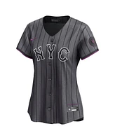 Nike Women's Francisco Lindor Gray New York Mets City Connect Limited Jersey
