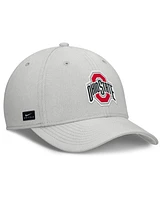 Nike Men's Gray Ohio State Buckeyes Rise Practice Performance Adjustable Hat