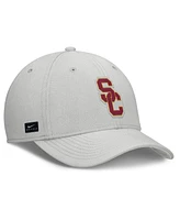 Nike Men's Gray Usc Trojans Rise Practice Performance Adjustable Hat