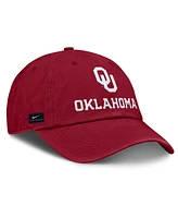 Nike Men's Crimson Oklahoma Sooners 2025 Sideline Club Adjustable Hat