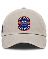 Fanatics Women's Natural Edmonton Oilers 2025 Western Conference Champions Adjustable Hat