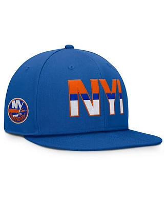 Fanatics Men's Royal New York Islanders Authentic Pro Rink Snapback Hat