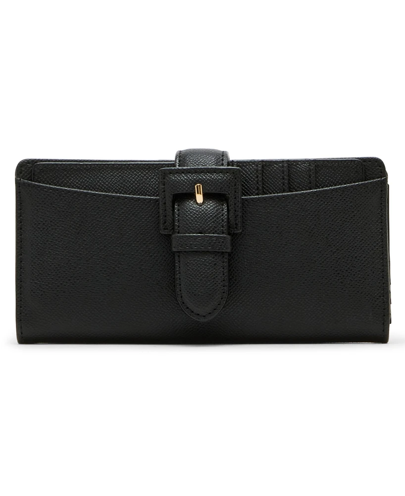 Anne Klein Covered Buckle Bifold Wallet