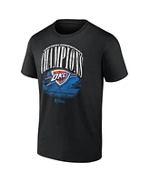 Fanatics Men's Black Oklahoma City Thunder 2025 Western Conference Champions Box Out T-Shirt
