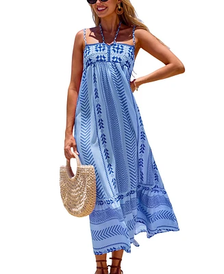 Cupshe Women's Bohemian Bliss Midi Beach Dress