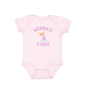 Sweet Wink Baby Girls Mermaid Vibes Short Sleeve Bodysuit