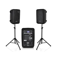 Pyle Pa Speaker Dj Mixer Bundle
