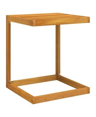 Vidaxl C Table 16.5x15.7x19.7 Solid Wood Acacia