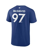 Fanatics Men's Connor McDavid Royal Edmonton Oilers 2025 Stanley Cup Final Name Number T-Shirt