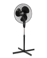 Black+Decker 18-Inch Pedestal Fan, BFP18SXW, Oscillating Fan for Home and Office, White