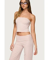 Edikted Women's Lilah Striped Tube Top