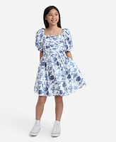 abercrombie kids Girls Emerson Puff Sleeve Mini Dress