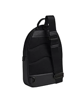 Coach Men's Charter Maxi Signature Leather Crossbody