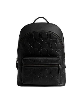 Coach Men's Charter Maxi Signature Leather Backpack