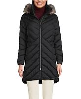 Lands' End Women's Insulated Cozy Fleece Lined Winter Coat