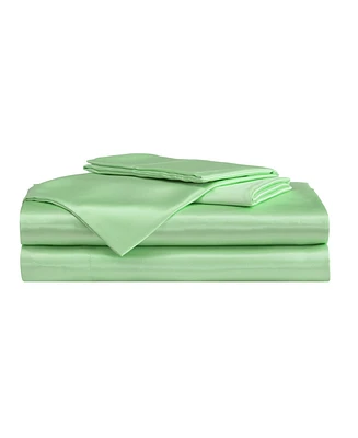 Betsey Johnson Solid Satin 3-Pc. Sheet Set, Twin Xl